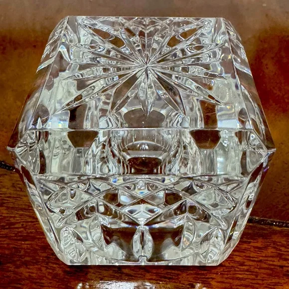 Waterford Crystal Lismore Square Votive Tealight Candle Holder - Picture 4 of 5